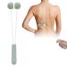 Massage hammer stick handheld pat massage hammer fitness anti-slip double ball silicone body pat massager body health care tool for men women