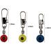 Fishing Line Sinker Slides Float Connector Rolling Swivels with Snaps 60pcs/box - Red/Yellow/Blue - Buy Online on GoSupps.com
