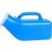 Male Urinal Bottle camping toilet urine bottle Outdoor Travel Male Urinal Long Neck Incontinence Pee Bottle Clear Plastic Urine Collection Device Spill Proof Device Portable Urinal Bottle Snap