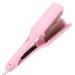 Electric Curling Wand - Portable Curling Iron Crimper | 32mm Temperature Adjustable Wave Heated Iron Volumizing Curling Wand | Portable Hairstyle Iron For Colleague Dorm Home Travel And Salon D: Pink Us Regulations