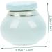 minkissy Storage Bottle Cans Food Container Food Storage Jar Mini Jars Loose Tea Jar Powder Jar Pot Containers Candle Ceramic Mini Cream Jar Ceramics Travel Cosmetic Powder Can 6x5.5cm Blue - Buy Online on GoSupps.com