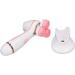 3 Head Electric Facial Cleansing Brush - Rechargeable Silicone Exfoliating Scrubber in Pink | Portable Face Massager for Glowing Skin - International Shipping Available - Buy Online on GoSupps.com