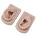 Soft Silicone Piercing Practice Ear Model 1 Pair - Dark Skin Colour - Hospital-grade for Adults - Buy Online on GoSupps.com