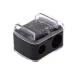 Double Holes Precision Lipstick Cosmetic Pencil Sharpener Eyebrow Lip Liner Eyeliner Rolling 1 As Shown