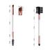 Professional Duo Eyebrow Brush Set with Angled Eye Brow Brush and Spoolie Comb - White - Buy Online on GoSupps.com