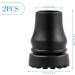 GLADFRESIT Walking Stick Rubber Tip 2PCS Non-Slip Stick Pad Folding Cane Crutch Accessories Heavy Duty Replacement Rubber Tips for Walking Sticks Cane Crutches - Buy Online on GoSupps.com