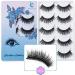 Buy ICYCHEER 5 Pairs 3D Artificial Eyelashes - Long Thick Soft & Luxurious Wispy Faux Lash Extensions (TW08) - International Shipping Available - Buy Online on GoSupps.com