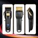 Professional Hair Clippers for Men - All-Metal Rechargeable Hair Clipper with 440C Blade for Precision Cutting - Buy Online on GoSupps.com