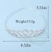 Buy Wiwpar Crystal Rhinestone Headband | Silver Princess Headpiece for Women & Girls | Perfect Wedding & Birthday Gift - Buy Online on GoSupps.com
