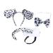 Beavorty 1 Set Set Dog Ears Headwear Dog Costume Dog Element Headband Animal Headband Costume Photo Props Party Headband Dog Ears Headband Decorative Bow Tie Headband Animal Costume 35.00X12.00X2.00CM As Shown