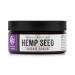 MIKA NATURALS Organic Hemp Seed Sugar Scrub (Midnight Jasmine) Face and Body Exfoliator Hydrates Smooths and Purifies 8 oz.