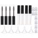 FRCOLOR 1 Set DIY Empty Mascara Tubes Eyelash Serum Tubes and Eyeliner Tubes Set for Women Lashes Kit