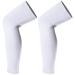 Leg Sleeves Compression Long Knee Sleeve UV Protect for Men Women Sport Basketball Football 2 White