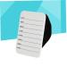 FOMIYES 3 Pcs Grafting Eyelash Tray - Eyelash Holder & Glue Holder for Extensions - White Eyelash Hand Plate - Perfect for Professionals - Buy Online Now - Buy Online on GoSupps.com