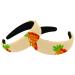 2 Pieces Headbands Women Hair Head Bands Pineapple Non Slip Thick Padded Hairband Hair Band Hoops Vintage Thick Hair Wrap Multi-colored 7
