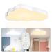 Uisebrt led ceiling lamp clouds ceiling lamp children's room 48w ultra -thin dimmable creative cloud lamp with remote control for baby room bedroom living room
