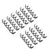 Frcolor Spiral Bobby Hairpins Metal Twist Spiral Hair Pins Clips 10 Pack