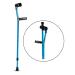 Crutch Portable Collapsible Arm Elbow Crutches Thickened Aluminum Disabled Armpit Rehabilitation Walker 2PCS