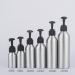 Junhouse Refillable Aluminum Bottle 250ml - Shampoo Lotion Disinfectant Pump Dispenser for Home & Salon - Eco-Friendly & Stylish - Buy Online on GoSupps.com