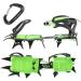 HUAYE BRS 14 Teeth Ice Crampons with Carabiner for Snow Hiking - 2.5cm Spikes - Buy Online on GoSupps.com