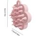 Hair Washer & Silicone Shampoo Brush for Scalp Massage | Portable Head Massager for Hair Growth - Hell Pink - Buy Online on GoSupps.com
