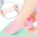 Buy Silicone Socks for Moisturized Feet | 2 Pairs Pink Rose & Skin Color for Dry Cracked Skin - Buy Online on GoSupps.com