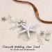 Unicra Starfish Bride Wedding Hair Comb - Silver Bridal Hair Piece for Women and Girls - Buy Online on GoSupps.com
