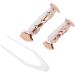 Hip Hop Teeth Reusable Copper Hip Hop False Teeth Set for Halloween Festival Teeth Decoration Brace with Easy Wearing and Remove (Rose Gold) - Buy Online on GoSupps.com