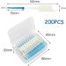 Fajoek Interdental Brushes - 200pcs Blue 0.7mm Cleaning Brushes for Narrow Spaces | Double-Use Dental Care - Buy Online on GoSupps.com