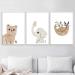 Lulupila Nursery Decor Poster Set - Animal Motifs Forest Animals for Boys & Girls - A4 Children's Wall Art Prints - Set of 6 - Buy Online on GoSupps.com