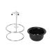Gotitome men's razor shell Beard care Cleaning stainless steel shaving shell stand shaving shaving tool set for barber luxury wet shaving set men