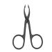 Motanar (2 Pack) Scissors Shaped Eyebrow Tweezers Clip - Flat Tip Hair Plucker for Personal Care, Multicolor (Black Straight) - Buy Online on GoSupps.com