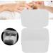 Yosoo 2 Grids Nail Art Cotton Pads Organizer Storage Box (2 Pcs) - Efficient & Stylish Solution for Nail Care - Buy Online on GoSupps.com