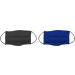 Aurora Reusable antimicrobial Cotton Face Mask - Adults (2 Pack) 2 count Black royal Blue 2 count (Pack of 1) - Buy Online on GoSupps.com