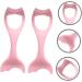 BELLIFFY 2pcs Mascara Brush Eyeliner Applicator Tool Massaging Eye Mask Eyeshadow Stencil Pink - Buy Online on GoSupps.com