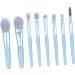 BIUDECO 8pcs Cosmetics Brush Eyeshadow Makeup Facial Kit Makeup Brushes Face Powder Brushes Blue - Buy Online on GoSupps.com