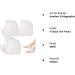 Buy 2 Pairs Silicone Heel Protector | Adjustable Gel Socks for Comfort & Support | Transparent Breathable Design - Global Shipping Available - Buy Online on GoSupps.com