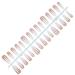 PLCPDM Stick On s Long Press on s and White False s Art Decoration for Various Occasion
