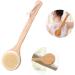 Ithyes Body Brush - Natural Bamboo Dry Brushing Back Scrubber for Exfoliation & Blood Circulation - Buy Online on GoSupps.com