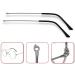 Shop NHEISSCF Vintage Metal Frame Glasses & Replacement Accessories Stylish Glasses Handles Spare Bracket Frame & More - Buy Online on GoSupps.com