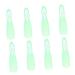 Wofashpuret 10 st prison toothbrush short toothbrushes large brush head toothbrush prison hand cleaning brush mini toothbrush fingerbrushes travel nylon