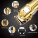 Hair Clippers for Men Full Metal Professional Combo Kit Hair Clipper Beard Hair Trimmer for Men Electric Rechargeable Barber Haircut - Buy Online on GoSupps.com