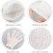 Healifty Exfoliating Gloves - Soft Bath Towel Five Finger Exfoliation Set (White) - 8 Pack | Premium Skincare Essentials for Smooth Skin - Buy Online on GoSupps.com