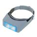 Portable Headworn Loupe Hands Free Headband Magnifier 1.5X 2X 2.5X 3.5X Lightweight for Reading Jewelers Watch Repair Supplies