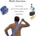 4 Pack Bath Sponge Net Body Scrubber Set - African Exfoliating Shower Nets - 11.8 inch X 31.5 inch Long Body Exfoliating Brush - Pink, Blue, Purple, Beige - Buy Online on GoSupps.com