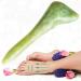 Jade Acupressure Gua Sha Scraper | Trigger Point Massage Tool for Body Relaxation & Pain Relief - International Shipping Available - Buy Online on GoSupps.com
