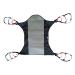 Full Body Patient Lift Toileting Sling Mesh Sling for Shower Home Use Electric Transfer Belt Reusable Professional Sitting Transfer Belt Lift Sling for Patient Elderly Black