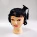 BinaryABC Mini Doctoral Cap Hair Clip - Graduation Party Decoration & Hair Accessory (Black) - Buy Online on GoSupps.com