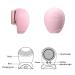 Abhi Sonic Vibration Facial Cleaning Brush - Deep Cleaning Exfoliation Blackhead Removal Wireless Charging 3 Modes - Pink - Buy Online on GoSupps.com