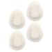 COHEALI 2 Pairs Felt Forefoot Pad Bunion Pads Foam Sponge Heel Inserts Forefoot Cushion Pads Anti- Metatarsal Sleeve Shoe Filler Insert Shoe Toe Heel Pad Breathable White Women's